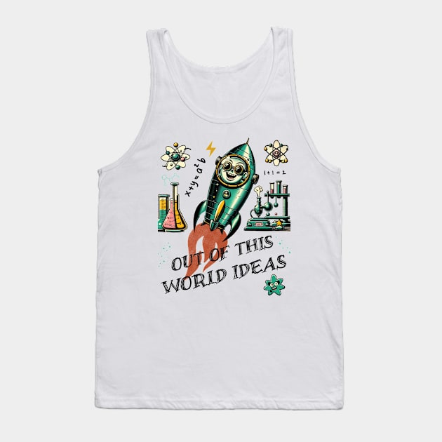 Out Of This World Idea In Science Tank Top by mieeewoArt